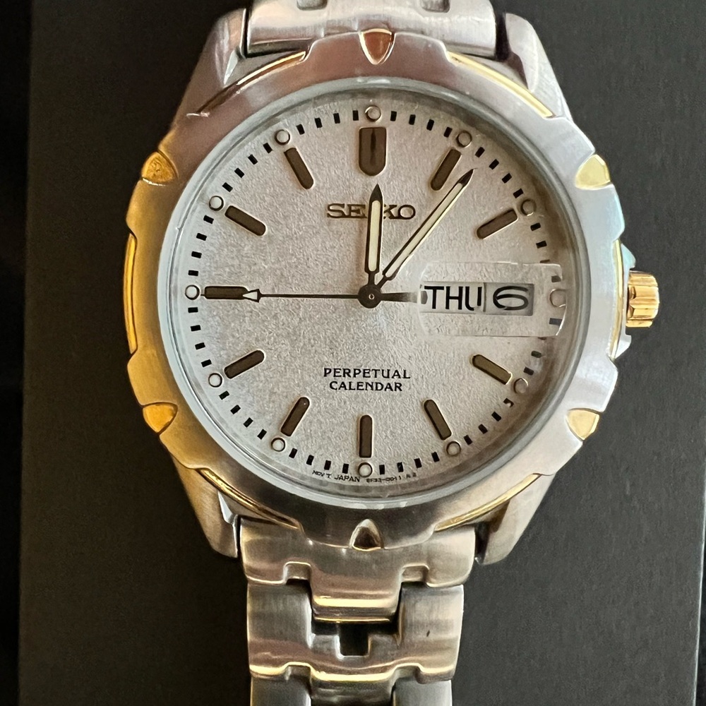 Men’s SEIKO Steel Chronograph Watch